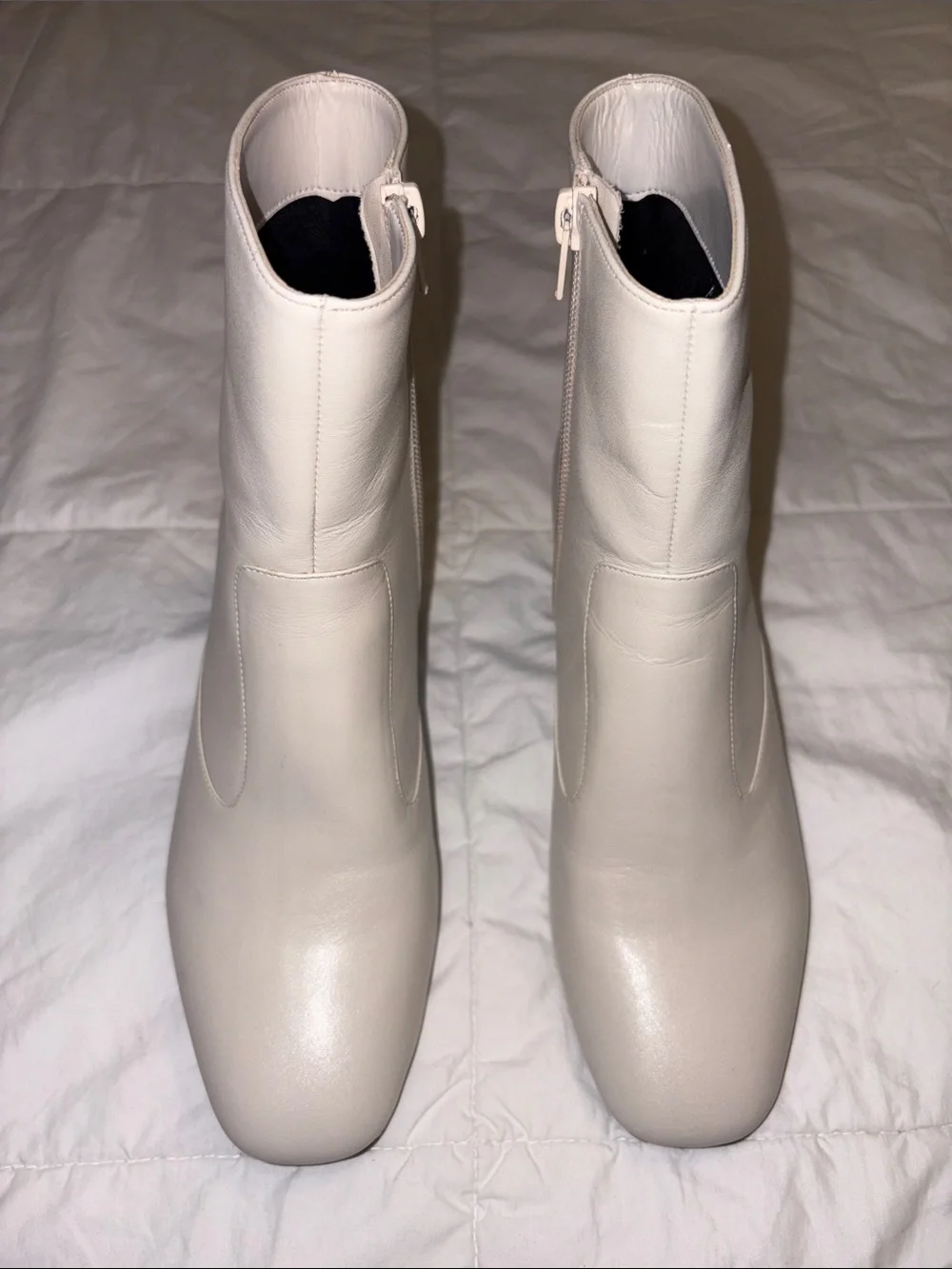 Ted Baker Block Heel Ankle Boots with Side Zip